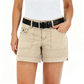 Short Casual Stretch Femme avec Poches Utilitaires