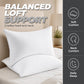 🏨 Oreillers Confort Hôtel – Conçus pour reproduire le moelleux et le soutien des literies de luxe. Rembourrage en fibres creuses premium, soutien mi-ferme & housse en coton respirante pour un sommeil frais et confortable 🌙