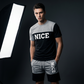 ⏰ -50% – ENSEMBLE T-SHIRT & SHORT COLOR BLOCK HOMME ! 👔🩳 Respirant, Stylish & Polyvalent – Tissu Léger, Taille Élastique & Poches Pratiques – Parfait pour le Sport, le Gym et le Quotidien ✨💪