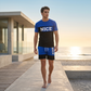 ⏰ -50% – ENSEMBLE T-SHIRT & SHORT COLOR BLOCK HOMME ! 👔🩳 Respirant, Stylish & Polyvalent – Tissu Léger, Taille Élastique & Poches Pratiques – Parfait pour le Sport, le Gym et le Quotidien ✨💪