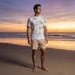 Ensemble 2 Pièces Imprimé Homme – T-Shirt & Short d'Été