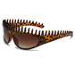 📢📢50% DE RÉDUCTION !! ⏰Lunettes de Soleil Carrées à Monture Peigne Créative🕶️☀️