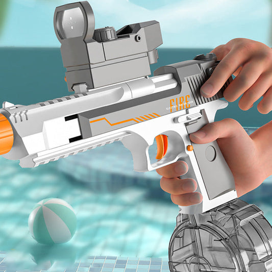 🔥 50% DE RÉDUCTION MAINTENANT ⚡ Pistolet à Eau Électrique Rechargeable à Pulvérisation Rapide – Tir à Longue Portée pour le Fun Estival en Plein Air