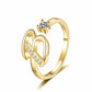 💍 50% DE RÉDUCTION ⏳ Bague initiale scintillante ajustable – Élégante & personnalisable – Parfaite pour un cadeau ou une touche chic au quotidien – brillante et confortable ✨💖🌿