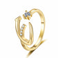 💍 50% DE RÉDUCTION ⏳ Bague initiale scintillante ajustable – Élégante & personnalisable – Parfaite pour un cadeau ou une touche chic au quotidien – brillante et confortable ✨💖🌿