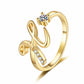 💍 50% DE RÉDUCTION ⏳ Bague initiale scintillante ajustable – Élégante & personnalisable – Parfaite pour un cadeau ou une touche chic au quotidien – brillante et confortable ✨💖🌿