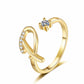 💍 50% DE RÉDUCTION ⏳ Bague initiale scintillante ajustable – Élégante & personnalisable – Parfaite pour un cadeau ou une touche chic au quotidien – brillante et confortable ✨💖🌿