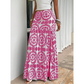 👗 50% DE RÉDUCTION ! 🌴 Jupe Maxi Fluide – Légère, Longue & Polyvalente – Imprimé Bleu Saisissant, Tissu Doux & Drapé Élégant – Parfaite pour la Plage, les Vacances et le Quotidien 🌊☀️✨