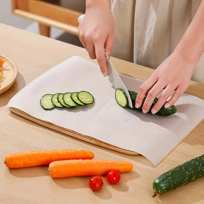 📢 1 ACHETÉ, 1 OFFERT ! ⏰ Tapis de Découpe Jetable POE – PEVA Alimentaire Sans BPA, Dos Antidérapant & Curseur de Coupe Intégré – Idéal pour le Camping, le Pique-Nique, le BBQ et la Cuisine en Plein Air 🔪🧺✨