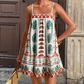 🎉 OFFRE LIMITÉE 50% DE RÉDUCTION ! 👗 Robe d'Été Imprimée à Bretelles pour Femme – Robe d'été Fluide et Légère au Charme Vacances 🌸