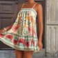 🎉 OFFRE LIMITÉE 50% DE RÉDUCTION ! 👗 Robe d'Été Imprimée à Bretelles pour Femme – Robe d'été Fluide et Légère au Charme Vacances 🌸