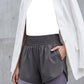 🌸 -50% MAINTENANT ! 🌸 Short de Yoga Athlétique Femme Double Couche - Short de Gym