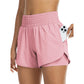 🌸 -50% MAINTENANT ! 🌸 Short de Yoga Athlétique Femme Double Couche - Short de Gym