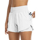 🌸 -50% MAINTENANT ! 🌸 Short de Yoga Athlétique Femme Double Couche - Short de Gym