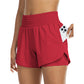🌸 -50% MAINTENANT ! 🌸 Short de Yoga Athlétique Femme Double Couche - Short de Gym