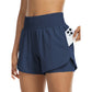 🌸 -50% MAINTENANT ! 🌸 Short de Yoga Athlétique Femme Double Couche - Short de Gym