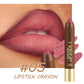 💄 -50% ! Crayon à Lèvres Mat Longue Tenue pour Femme | 2-en-1 Contour & Rouge à Lèvres | Hydratant & Non Desséchant | Pointe Triangulaire de Précision | 6 Couleurs ✨
