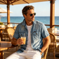 👕 -50% MAINTENANT ! 💙 Chemise Jean Lavé Homme – Charme Rugged, Tissu Doux Lavé & Style Polyvalent – Parfaite pour les Sorties Casual & les Looks Superposés du Week-end 🌿