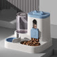 🐱 50% DE RÉDUCTION ! 🍽️ Distributeur Automatique 2-en-1 Nourriture & Eau – PP – Gravité & Siphon – 2,3 L + 1 L for Chiens & Chats