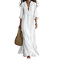 🌸 50% DE RÉDUCTION! 👗 Robe Maxi Étagée Col V Volantée – Tissu léger, coupe aérienne & polyvalente – 5 coloris, tailles S–2XL – Parfaite pour l'été, la plage & les soirées ✨