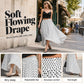 ✨ -50% | Jupe midi à pois pour femme – Légère, confortable et élégante