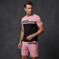 👕 50% DE RÉDUCTION! 🩳 Ensemble 2 pièces décontracté pour homme – T-shirt manches courtes & short à cordon – Respirant, confortable & parfait pour le quotidien ☀️