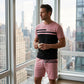 👕 50% DE RÉDUCTION! 🩳 Ensemble 2 pièces décontracté pour homme – T-shirt manches courtes & short à cordon – Respirant, confortable & parfait pour le quotidien ☀️