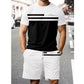 👕 50% DE RÉDUCTION! 🩳 Ensemble 2 pièces décontracté pour homme – T-shirt manches courtes & short à cordon – Respirant, confortable & parfait pour le quotidien ☀️