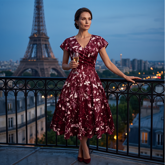 🔥 -50% ! Robe Femme Fleurie avec Poches – Style Élégant & Coupe Confortable 🌸