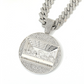 💎 Collier Chaîne Cubaine – Métal – Pendentif Statement Surdimensionné for Homme