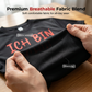 🔥 T-Shirt Noir Homme Slogan Allemand Humoristique – Polyester – Respirant 🇩🇪