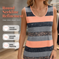 🌞🌀 -50% ! 👗 Robe Été Sans Manches à Rayures – Légère & Inémporable.