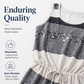 👚 50% DE RÉDUCTION! 🌀 Robe Rayée à Cordon – Rayures classiques, coupe fluide & facile à assortir – Parfaite pour un look décontracté et chic au quotidien 🌿