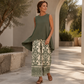 🎁 Nouveautés 2026 – -50% !💥 Ensemble Femme Top Sans Manches & Pantalon Large – Tenue Coordonnée Décontractée Taille Haute