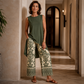 🎁 Nouveautés 2026 – -50% !💥 Ensemble Femme Top Sans Manches & Pantalon Large – Tenue Coordonnée Décontractée Taille Haute