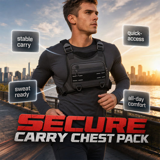 📢 50% DE RÉDUCTION ! 🎒 Sac Poitrine Léger Respirant – Oxford – Compact & Mains Libres for Running & Randonnée