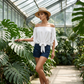 📢📢 -50% ! ⏰ Blouse Été Femme Épaules Dénudées Casual – Nœud Avant Romantique