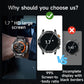 ⌚ 50% DE RÉDUCTION ! 🏆 Montre Connectée Bluetooth Sport – 1000 mAh & 1,7″ HD – FC/Podomètre/Sommeil/Lampe LED for Fitness
