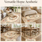 🌸 50% DE RÉDUCTION ! 🌿 Tapis à Motifs Floraux – Polyester – Doux & Facile d’Entretien for Salon & Chambre