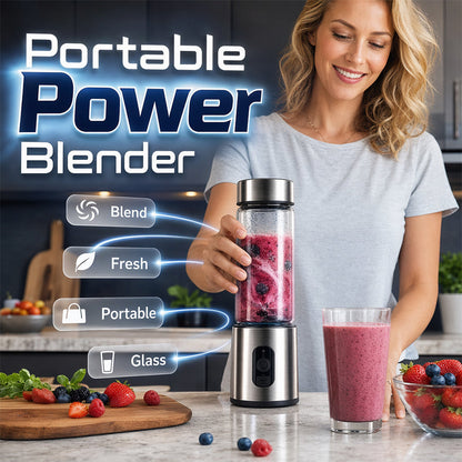 🥤 50% DE RÉDUCTION! ⚡ Blender Électrique Portable – Puissant, compact & rechargeable – Parfait pour smoothies, shakes et jus en déplacement 🏃‍♀️