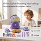 📢📢 50% de réduction ! ⏰ Kit de Poterie Électrique Enfant – Tour de Potier DIY avec Argile & Peintures