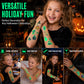 📢📢50% DE RÉDUCTION !! ⏰ Illuminez votre look Halloween ! Tatouages Temporaires Phosphorescents | Imperméables & Accessoires de Fête