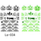 📢📢50% DE RÉDUCTION !! ⏰ Illuminez votre look Halloween ! Tatouages Temporaires Phosphorescents | Imperméables & Accessoires de Fête