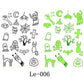 📢📢50% DE RÉDUCTION !! ⏰ Illuminez votre look Halloween ! Tatouages Temporaires Phosphorescents | Imperméables & Accessoires de Fête
