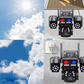🔋 -50 % – Caméra de Surveillance Solaire Sans Fil – 3 Objectifs, 3 Images Simultanées, Vision Nocturne, IP66 – Idéale pour Maison, Cour & Terrain ☀️