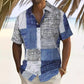 👔OFFRE LIMITÉE -50% ! ✨Chemise homme à motifs contrastés – Chemise décontractée pour le quotidien 🌿