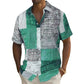 👔OFFRE LIMITÉE -50% ! ✨Chemise homme à motifs contrastés – Chemise décontractée pour le quotidien 🌿