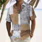 👔OFFRE LIMITÉE -50% ! ✨Chemise homme à motifs contrastés – Chemise décontractée pour le quotidien 🌿