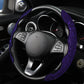 ✨ 50% DE RÉDUCTION ! 🚗 Housse de Volant Strass Bling – Cuir PU & Cristaux – 6 Couleurs for Intérieur Voiture