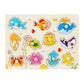 🧩 50% DE RÉDUCTION ! 🌳 Puzzle à Chevilles Montessori en Bois – Contreplaqué Massif – Chevilles Larges & Rivets Renforcés for Bébés 1-3 Ans